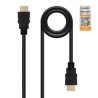 Cable HDMI 2.0 4K Nanocable 10.15.3601/ HDMI Macho - HDMI Macho/ 1m/ C