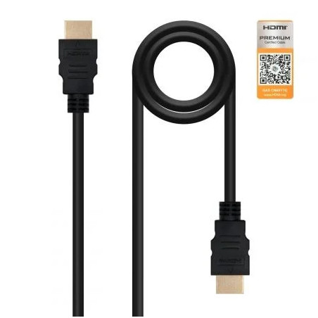 Cable HDMI 2.0 4K Nanocable 10.15.3601-L150/ HDMI Macho - HDMI Macho/