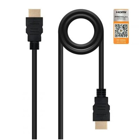 Cable HDMI 2.0 4K Nanocable 10.15.3603/ HDMI Macho - HDMI Macho/ 3m/ C
