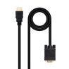 Cable Conversor Nanocable 10.15.4348/ HDMI Macho - VGA Macho/ 1.8m/ Ne