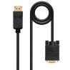 Cable Conversor Nanocable 10.15.4402/ DisplayPort Macho - VGA Macho/ 2
