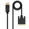 Cable Conversor Nanocable 10.15.4502/ DisplayPort Macho - DVI Macho/ 2