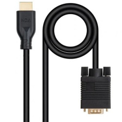 Cable Conversor Nanocable 10.15.4602/ VGA Macho - HDMI 8K Macho/ 1.8m/