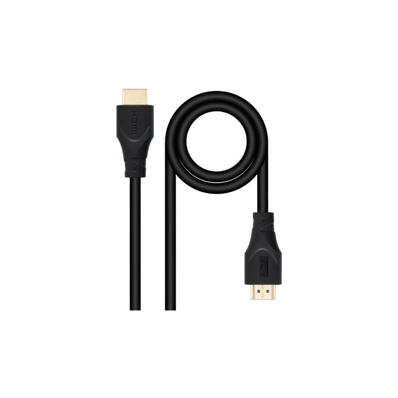 Cable HDMI 1.4 Nanocable 10.15.4701/ HDMI Macho - HDMI Macho/ 1m/ Negr