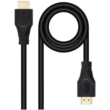 Cable HDMI 1.4 Nanocable 10.15.4701/ HDMI Macho - HDMI Macho/ 1m/ Negr