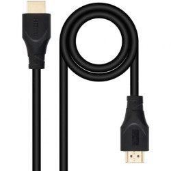 Cable HDMI 1.4 Nanocable 10.15.4703/ HDMI Macho - HDMI Macho/ 3m/ Negr