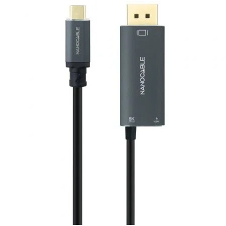 Cable Conversor Nanocable 10.15.5012/ USB Tipo-C Macho - DisplayPort 8