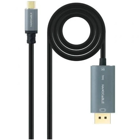 Cable Conversor Nanocable 10.15.5022/ USB Tipo-C Macho - Displayport M