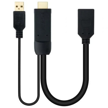 Cable Conversor Nanocable 10.16.0205/ HDMI Macho - DisplayPort Hembra/