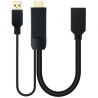 Cable Conversor Nanocable 10.16.0205/ HDMI Macho - DisplayPort Hembra/