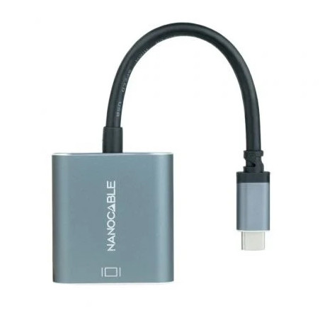 Cable Conversor Nanocable 10.16.4103-G/ USB Tipo-C Macho - DVI-D (24+1