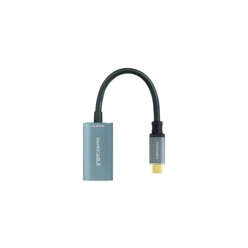 Conversor Nanocable 10.16.4104-G/ USB Tipo-C Macho - DisplayPort Hembr