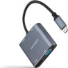 Conversor Nanocable 10.16.4304/ USB Tipo-C Macho/ HDMI 4K Hembra - VGA