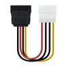 Cable de Alimentación SATA Nanocable 10.19.0205-OEM/ Molex Macho - SAT