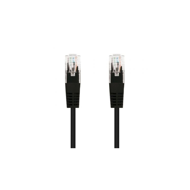 Cable de Red RJ45 UTP Nanocable 10.20.0105-BK Cat.5e/ 5m/ Negro