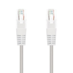 Cable de Red RJ45 UTP Nanocable 10.20.0105-W Cat.5e/ 5m/ Blanco