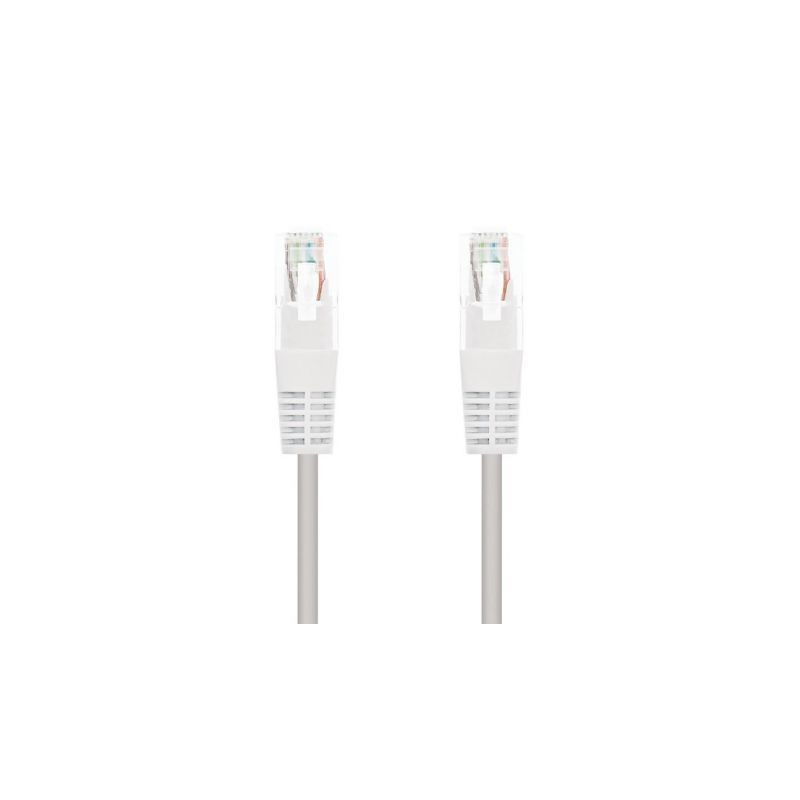 Cable de Red RJ45 UTP Nanocable 10.20.0105-W Cat.5e/ 5m/ Blanco