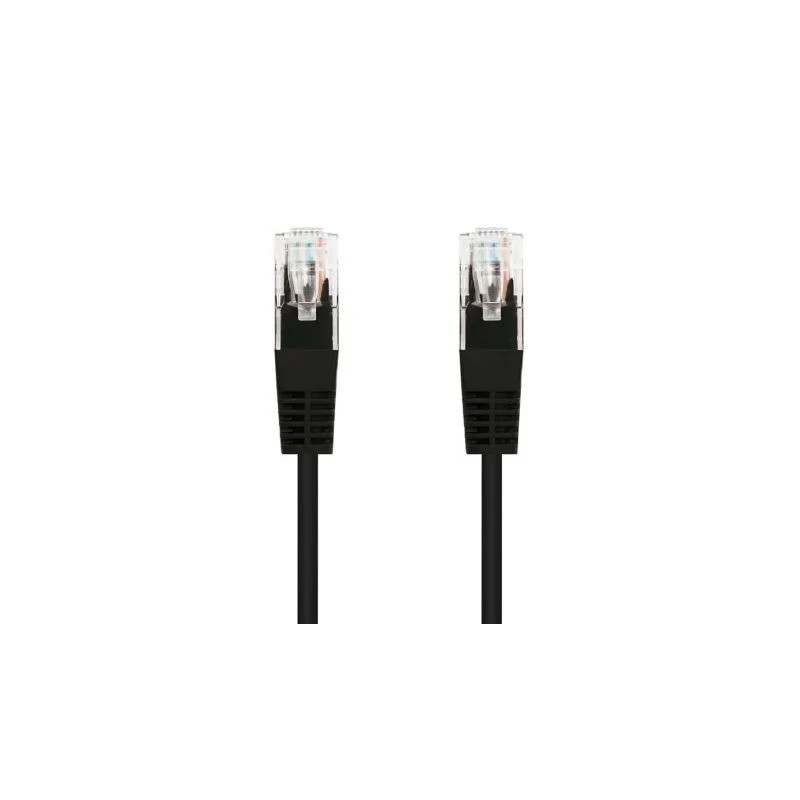 Cable de Red RJ45 UTP Nanocable 10.20.0400-BK Cat.6/ 50cm/ Negro