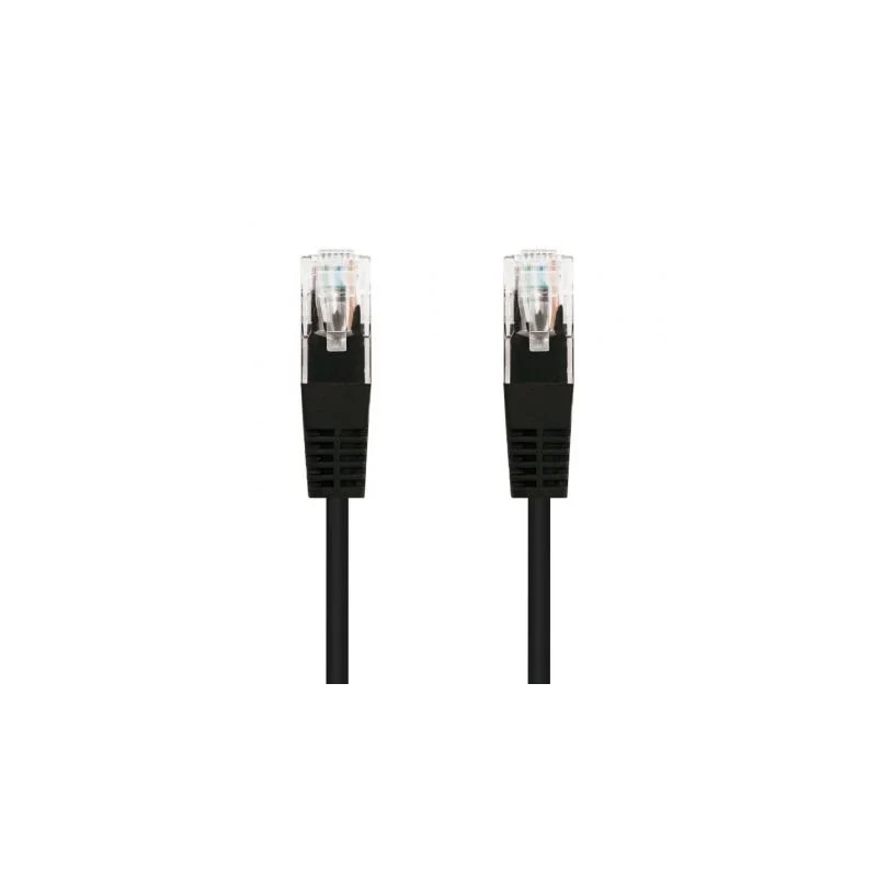 Cable de Red RJ45 UTP Nanocable 10.20.0400-L25-BK Cat.6/ 25cm/ Negro
