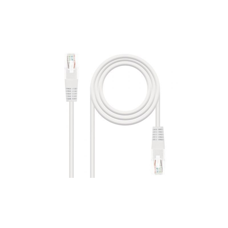 Cable de Red RJ45 UTP Nanocable 10.20.0400-L30 Cat.6/ 30cm/ Blanco