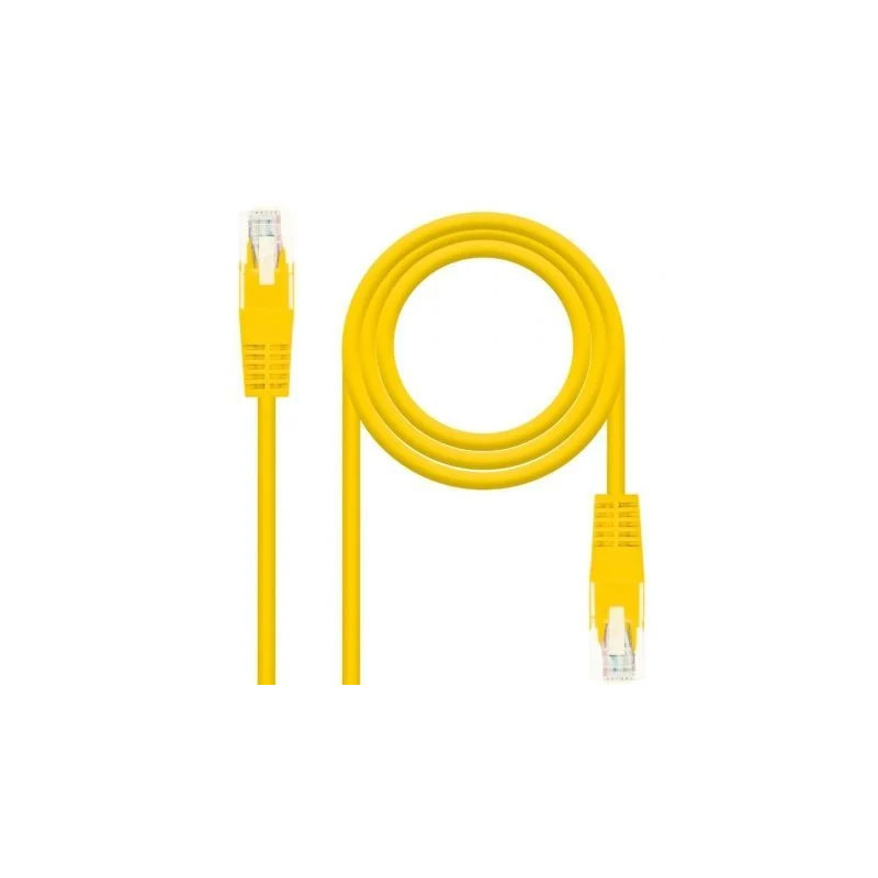 Cable de Red RJ45 UTP Nanocable 10.20.0400-L30 Cat.6/ 30cm/ Amarillo