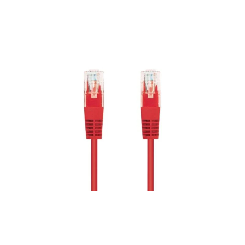 Cable de Red RJ45 UTP Nanocable 10.20.0401-R Cat.6/ 1m/ Rojo