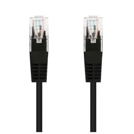 Cable de Red RJ45 UTP Nanocable 10.20.0402-BK Cat.6/ 2m/ Negro