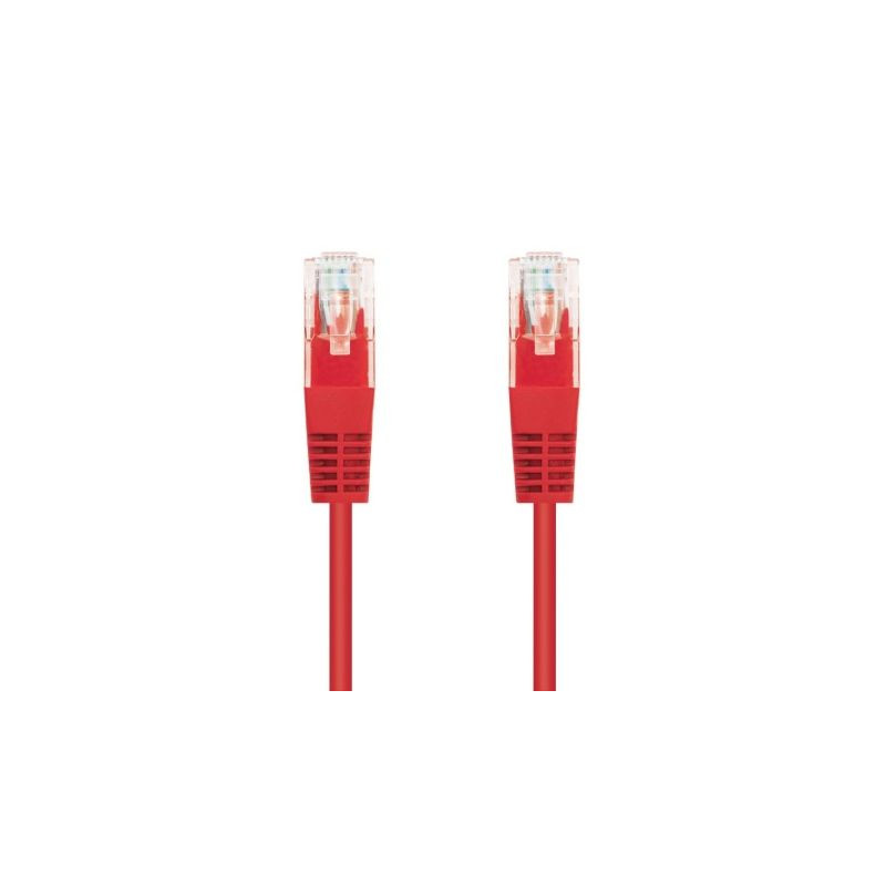 Cable de Red RJ45 UTP Nanocable 10.20.0403-R Cat.6/ 3m/ Rojo