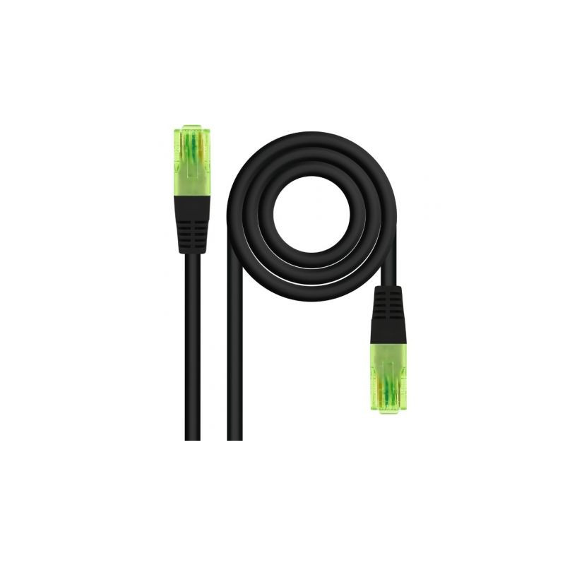 Cable de Red RJ45 UTP Nanocable 10.20.1403-BK Cat.6/ 3m/ Negro