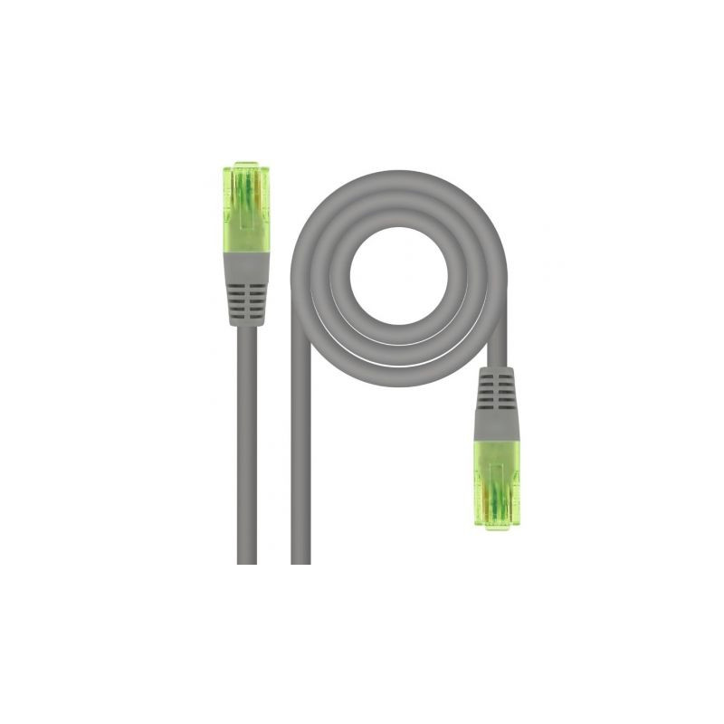 Cable de Red RJ45 UTP Nanocable 10.20.1407 Cat.6/ 7m/ Gris