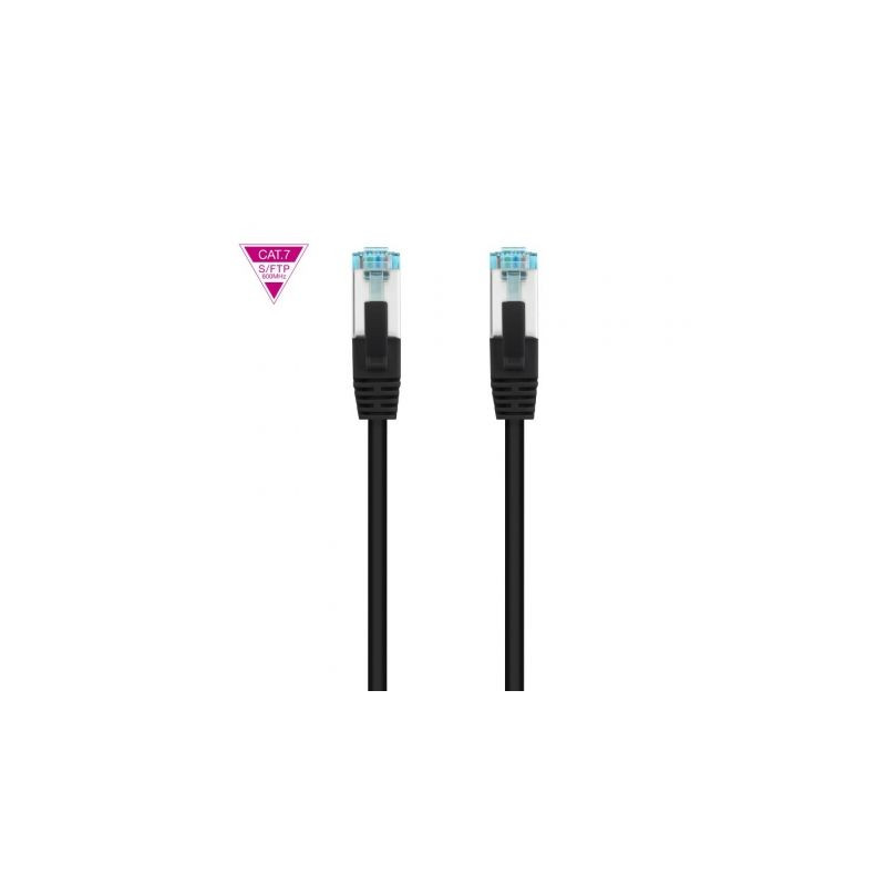 Cable de Red RJ45 SFTP Nanocable 10.20.1700-BK Cat.7/ 50cm/ Negro