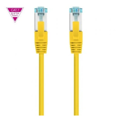 Cable de Red RJ45 SFTP Nanocable 10.20.1700-L25-Y Cat.7/ LSZH/ 25cm/ A