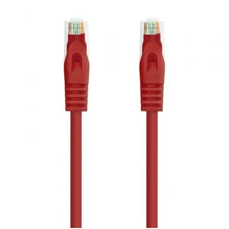 Cable de Red RJ45 UTP Nanocable 10.20.1800-L25-R Cat.6A/ LSZH/ 25cm/ R