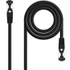 Cable de Red RJ45 SSTP Nanocable 10.20.2000-L25-BK Cat.8.1/ 25cm/ Negr
