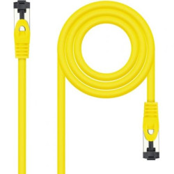 Cable de Red RJ45 SSTP Nanocable 10.20.2000-L25-Y Cat.8.1/ 25cm/ Amari