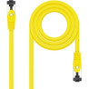 Cable de Red RJ45 SSTP Nanocable 10.20.2000-L25-Y Cat.8.1/ 25cm/ Amari