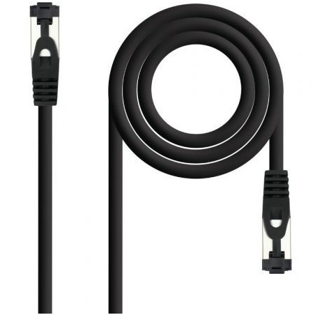 Cable de Red RJ45 SSTP Nanocable 10.20.2001-BK Cat.8.1/ 1m/ Negro