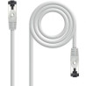 Cable de Red RJ45 SSTP Nanocable 10.20.2002 Cat.8.1/ 2m/ Gris