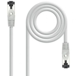 Cable de Red RJ45 SSTP Nanocable 10.20.2003 Cat.8.1/ 3m/ Gris