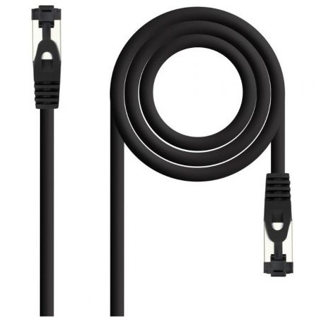Cable de Red RJ45 SSTP Nanocable 10.20.2005-BK Cat.8.1/ 5m/ Negro