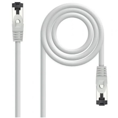Cable de Red RJ45 SSTP Nanocable 10.20.2007 Cat.8.1/ 7m/ Gris