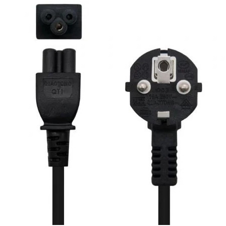 Cable Alimentación Trébol Nanocable 10.22.0302-L200/ Schuko Macho - C5