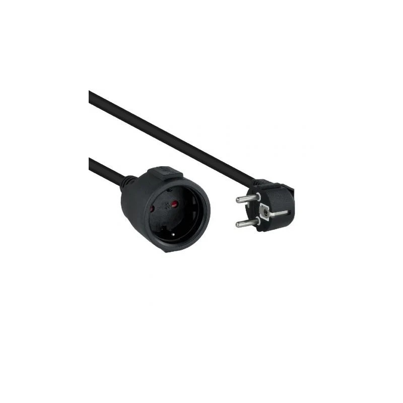 Cable Alargador de Corriente Nanocable 10.22.0602-BK/ Schuko Hembra -