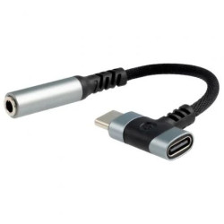 Cable Conversor Audio Nanocable 10.24.1207/ USB Tipo-C Macho - Jack 3.