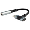 Cable Conversor Audio Nanocable 10.24.1207/ USB Tipo-C Macho - Jack 3.