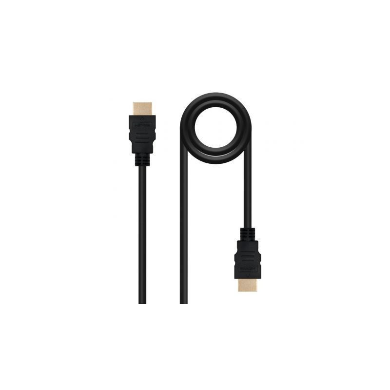 Cable HDMI 1.4 Nanocable 10.15.1700/ HDMI Macho - HDMI Macho/ 1m/ Negr