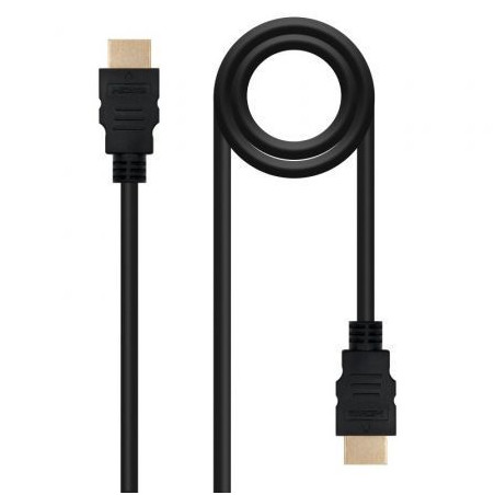 Cable HDMI 1.4 Nanocable 10.15.1700/ HDMI Macho - HDMI Macho/ 1m/ Negr