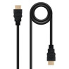 Cable HDMI 1.4 Nanocable 10.15.1700/ HDMI Macho - HDMI Macho/ 1m/ Negr