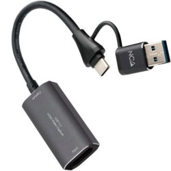 Capturadora de Video Externa Nanocable 10.15.0001/ USB Tipo-C - USB 3.