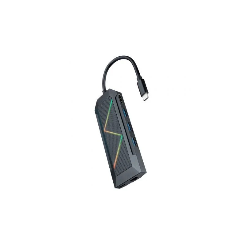 Docking USB Tipo-C Nanocable 10.16.0801/ 3xUSB/ 1xUSB Tipo-C PD/ 1xHDM